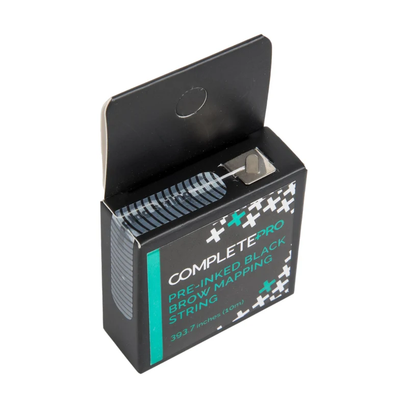 Complete Pro Black Brow Mapping String, Pre-Inked, 393.7"L, 1 ct