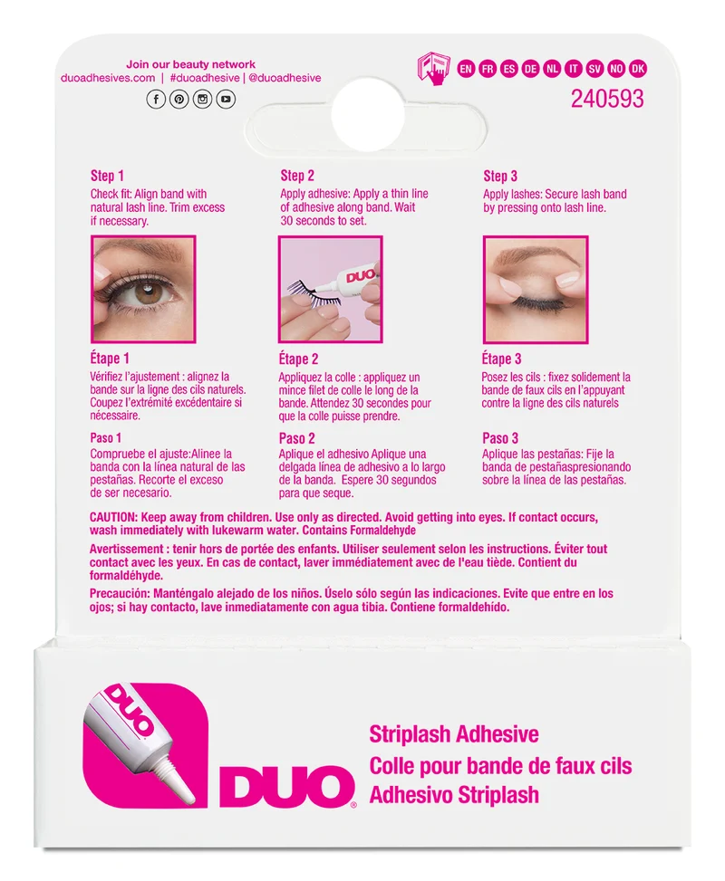 Ardell DUO Strip Lash Adhesive, Dark, 0.25 oz