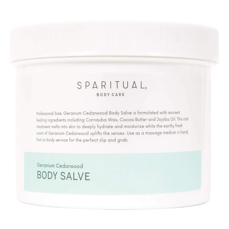 SpaRitual Geranium Cedarwood Body Salve, 26.5 fl oz