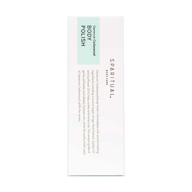 SpaRitual Geranium Cedarwood Body Polish, 6 oz