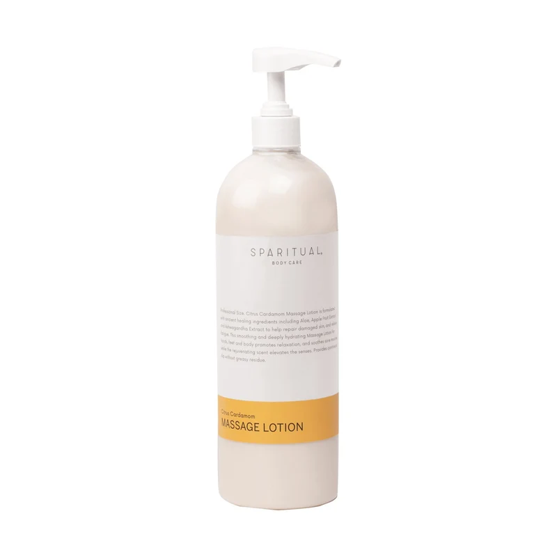 SpaRitual Citrus Cardamom Massage Lotion, 33 fl oz