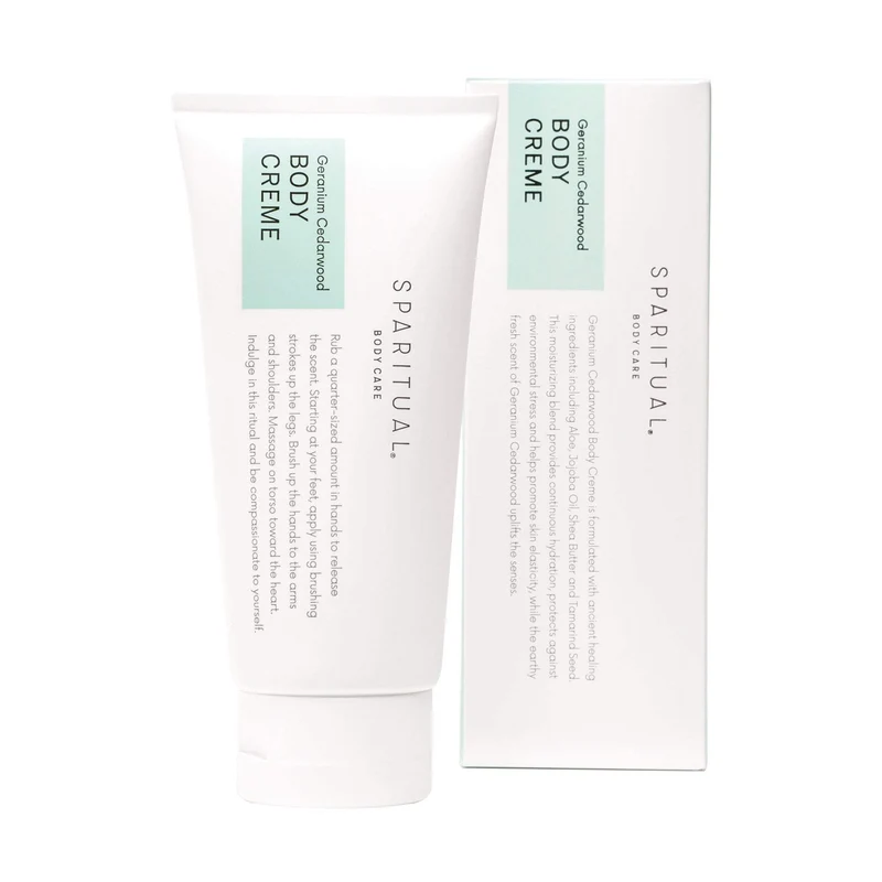 SpaRitual Geranium Cedarwood Body Crème, 6 fl oz