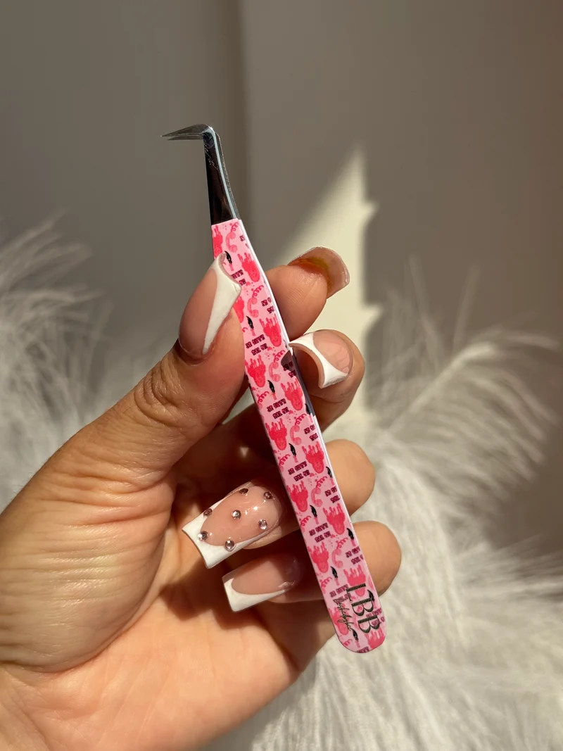 Girly ghostface 90° tweezers￼