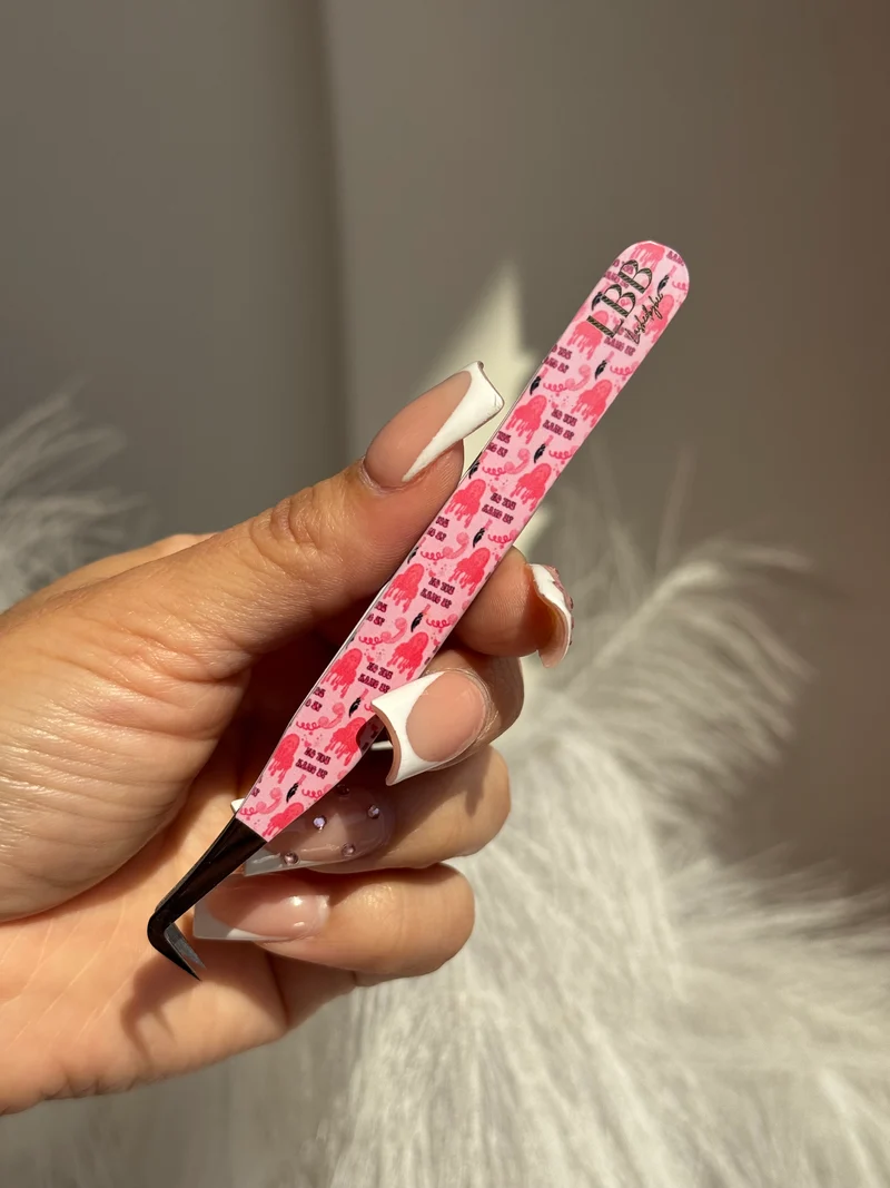 Girly ghostface 90° tweezers￼