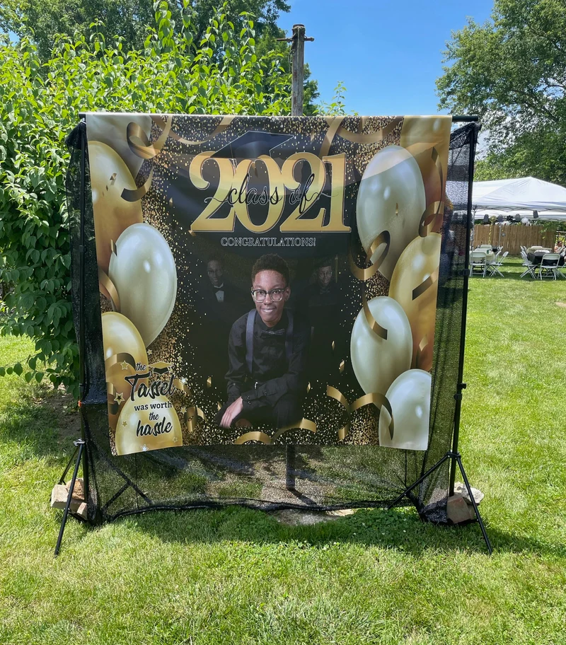 Create Backdrops and Banners/Grave Blankets-PRE RECORDED