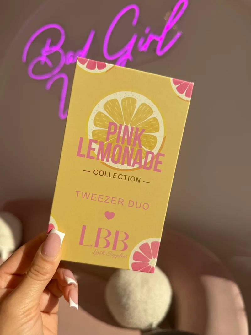 Pink Lemonade Tweezer Duo Set 🍋🩷