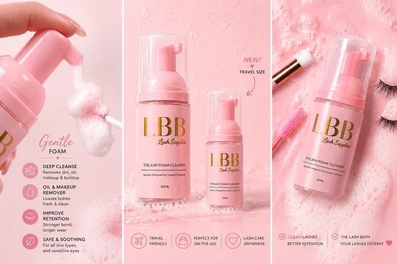 Travel size lash shampoo 🫧✨