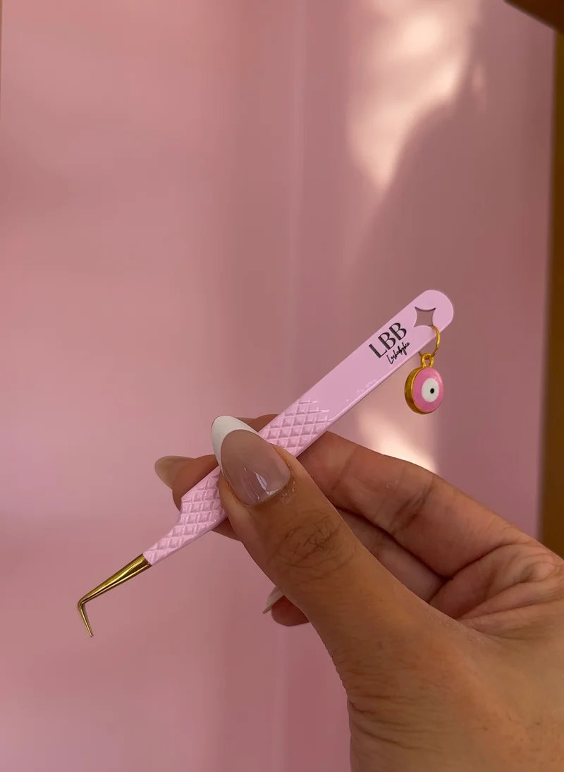 Pink Evil Eye Charm Tweezer 🧿