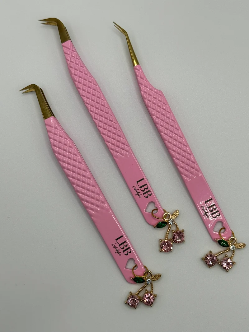 Pink Cherry Charm Tweezer🍒