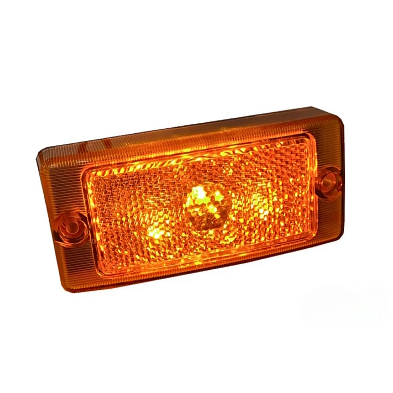 Feu de position latéral LED classique / Style Hella / Lentille Ambre