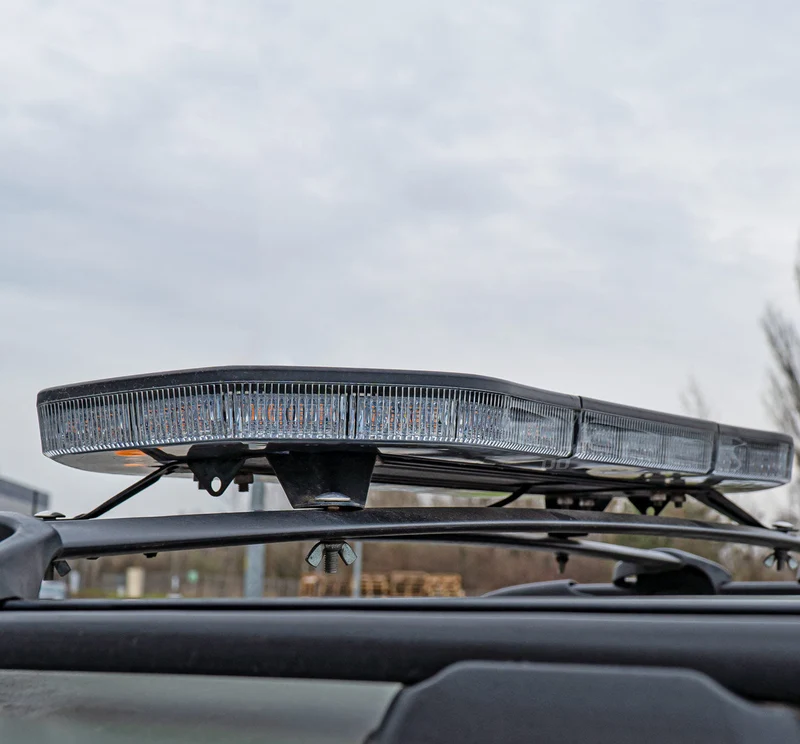 Barre lumineuse de toit à LED avec gyrophare d'urgence et contrôleur / 30 pouces / 760 mm