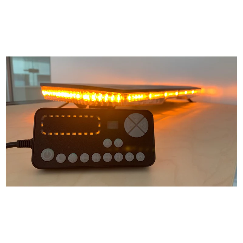 Barre lumineuse de toit à LED avec gyrophare d'urgence et contrôleur / 30 pouces / 760 mm