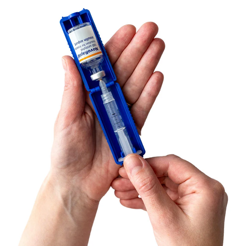 Prise en charge de la seringue en flacon T1-me™ pour les utilisateurs d'Omnipod