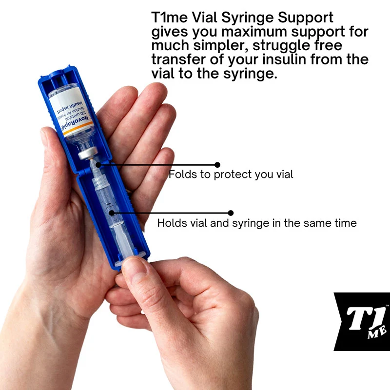 Prise en charge de la seringue en flacon T1-me™ pour les utilisateurs d'Omnipod
