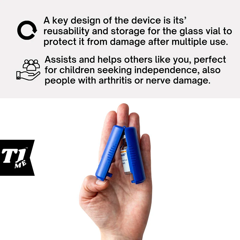 Prise en charge de la seringue en flacon T1-me™ pour les utilisateurs d'Omnipod