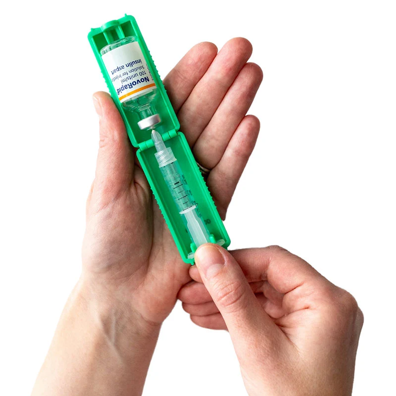 Prise en charge de la seringue en flacon T1-me™ pour les utilisateurs d'Omnipod