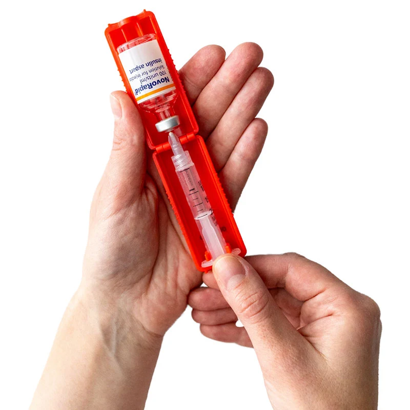 Prise en charge de la seringue en flacon T1-me™ pour les utilisateurs d'Omnipod