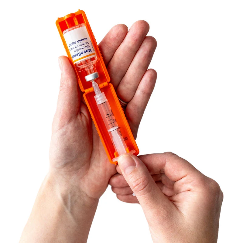 Prise en charge de la seringue en flacon T1-me™ pour les utilisateurs d'Omnipod