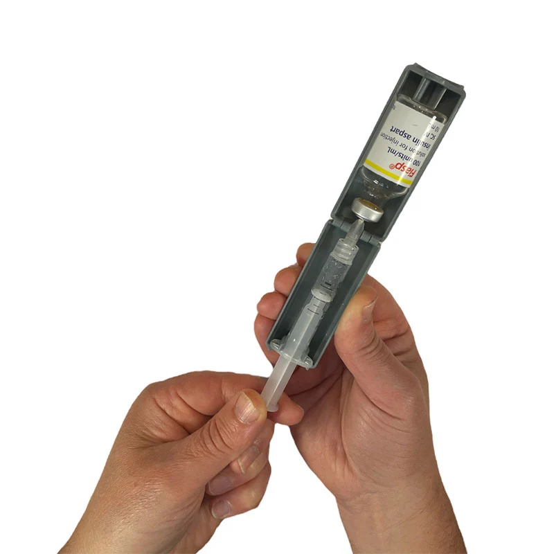 Prise en charge de la seringue en flacon T1-me™ pour les utilisateurs d'Omnipod