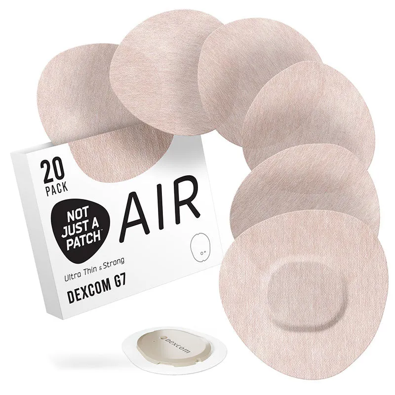 Échantillon de patch adhésif Not Just a Patch Air pour Dexcom G7 et Freestyle Libre 3
