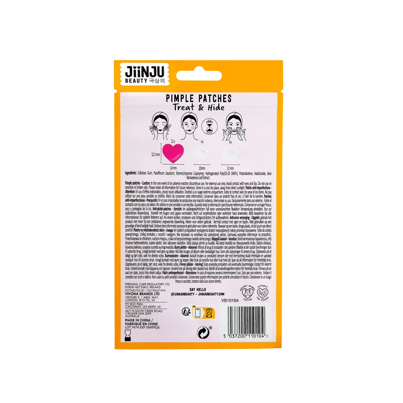 JiinJu Treat & Hide Pimple Patches, 24 Patches