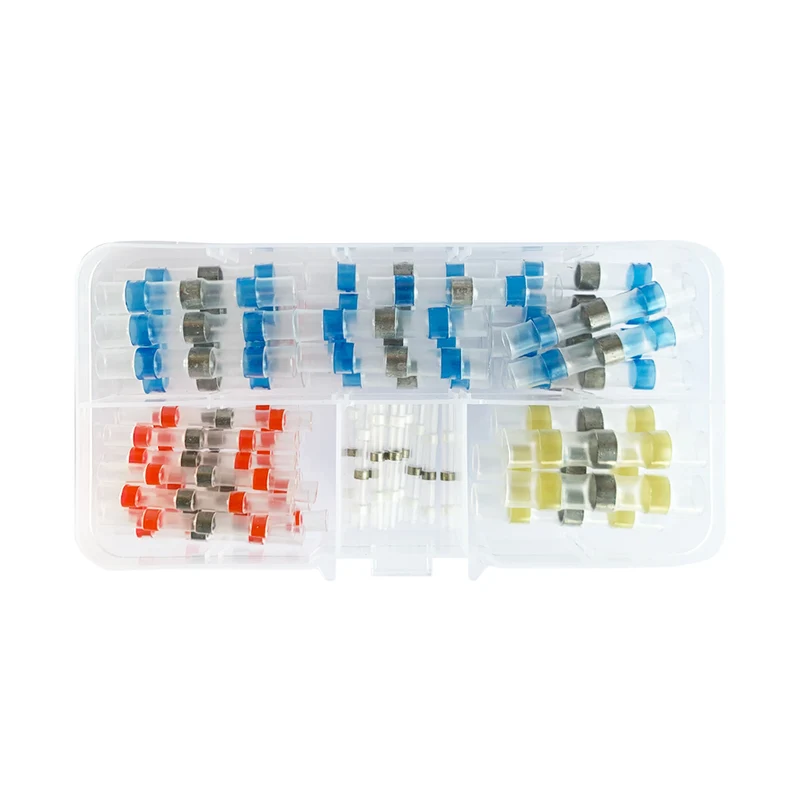 Boîte assortie de manchons thermorétractables à souder / 50pc