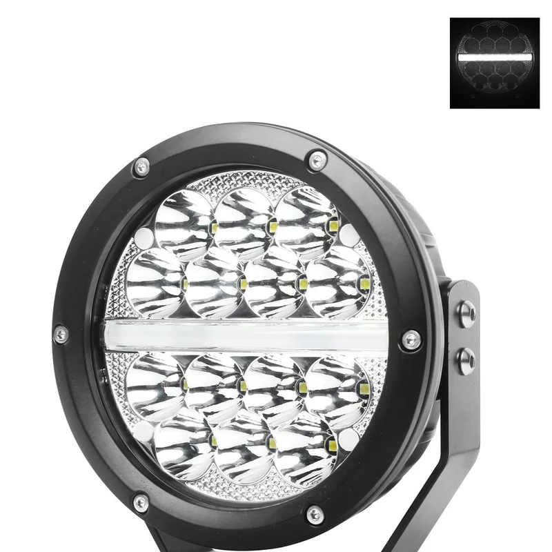 Spots LED avec bande lumineuse de position / 7"