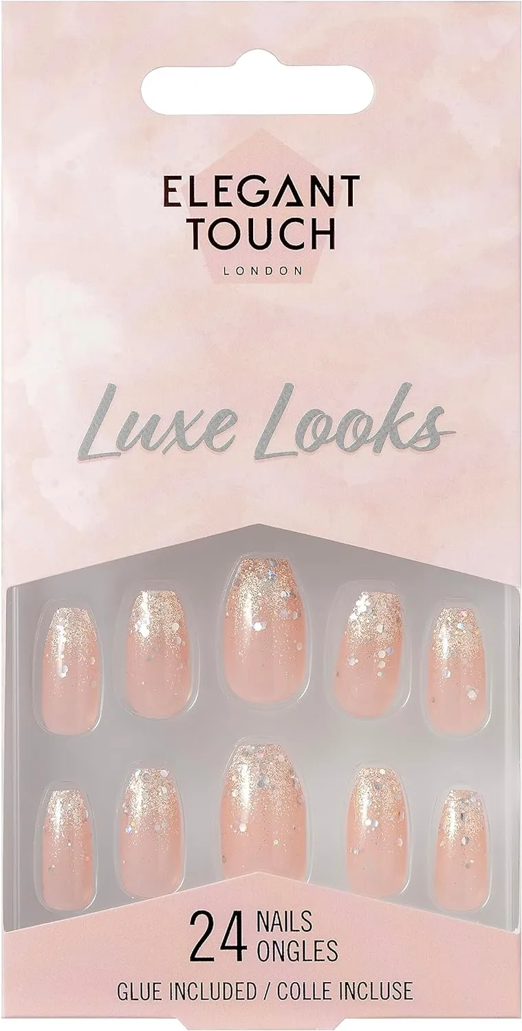 Elegant Touch Luxe Looks Nails Champagne Truffle
