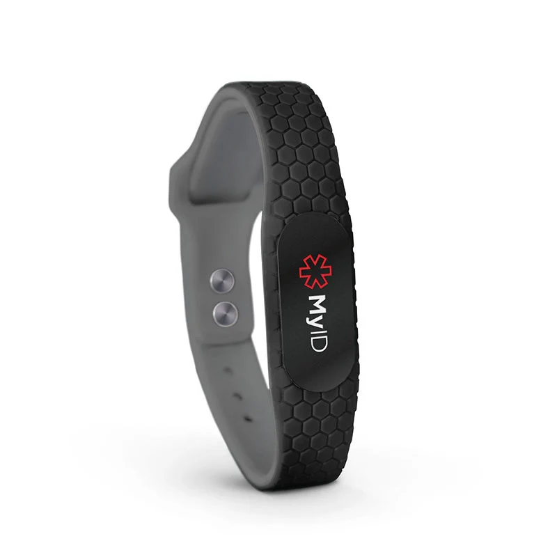Bracelet d'identification médicale MyID Hive