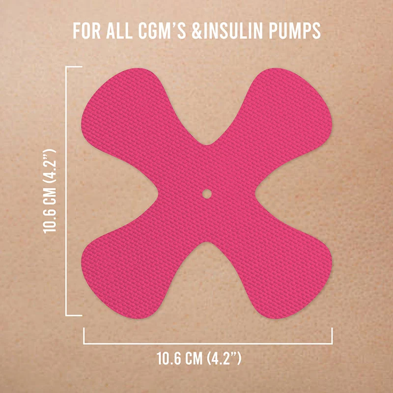 Not Just a Patch : X-Patch pour tous les systèmes de surveillance continue du glucose et les dispositifs de gestion du diabète - Échantillon