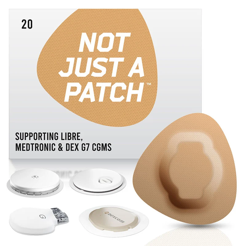 Patchs adhésifs Not Just a Patch pour Freestyle Libre, Medtronic & Dexcom G7 - Paquet de 20