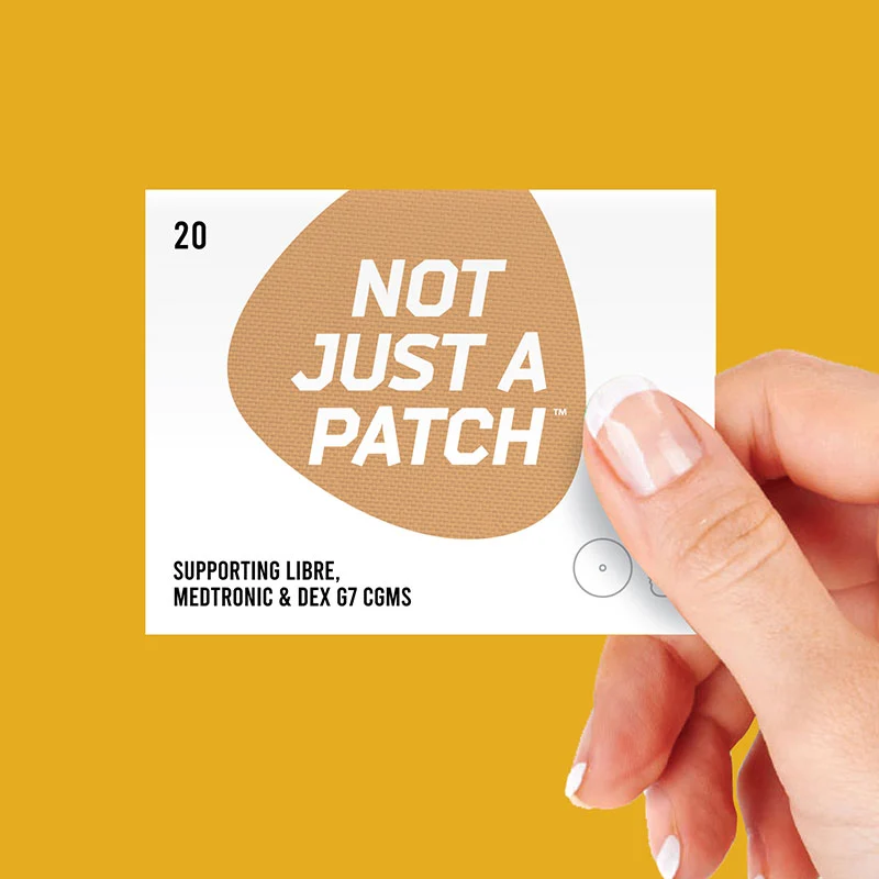 Patchs adhésifs Not Just a Patch pour Freestyle Libre, Medtronic & Dexcom G7 - Paquet de 20