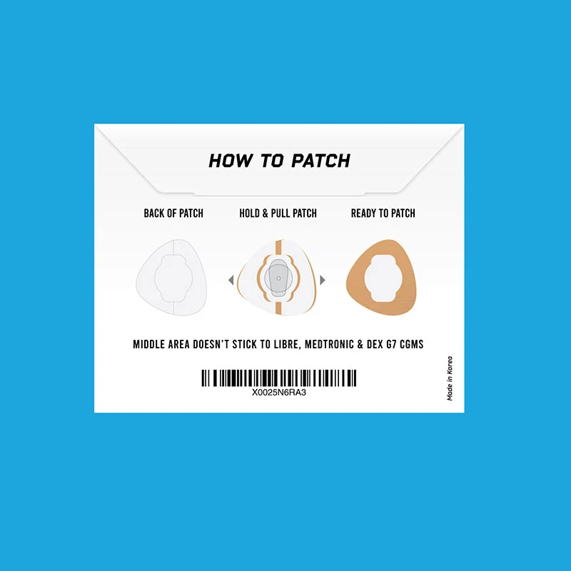Patchs adhésifs Not Just a Patch pour Freestyle Libre, Medtronic & Dexcom G7 - Paquet de 20