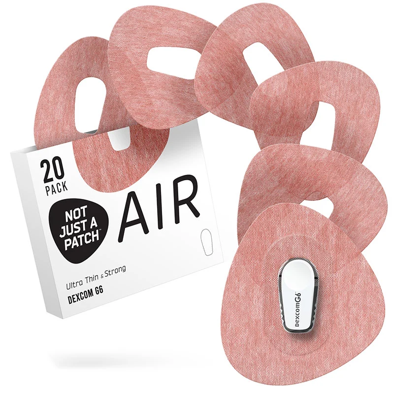 Patchs adhésifs Not Just a Patch Dexcom G6 Air - Lot de 20