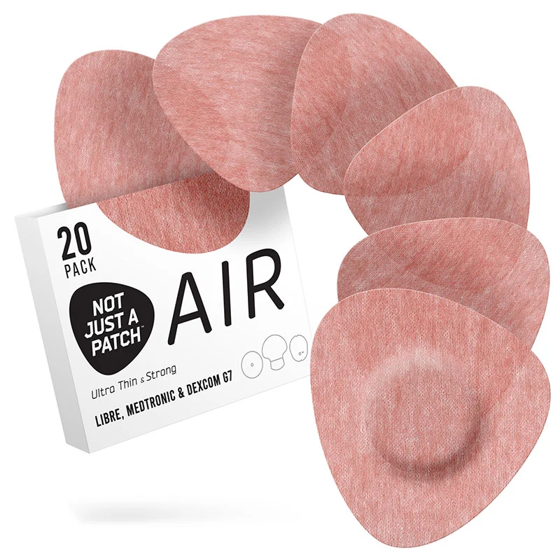 Not Just a Patch Air Patchs adhésifs pour Freestyle Libre et Medtronic - Pack de 20