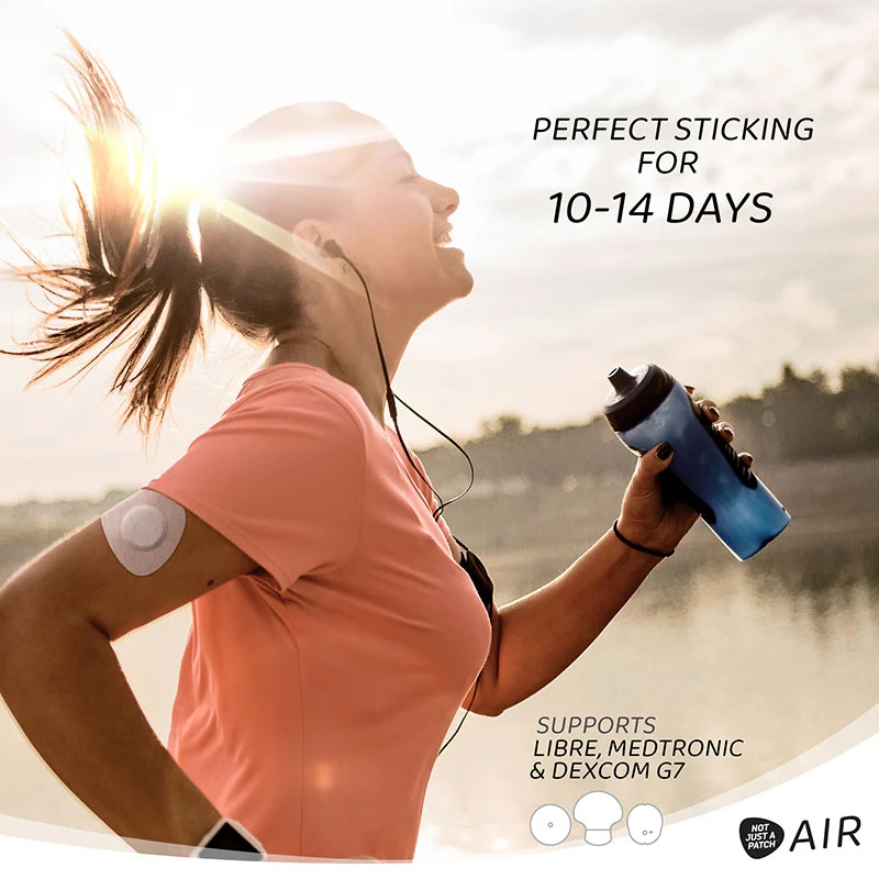 Not Just a Patch Air Patchs adhésifs pour Freestyle Libre et Medtronic - Pack de 20
