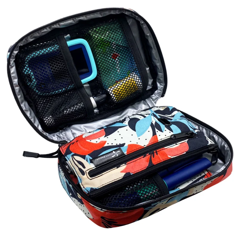 Organiseur isotherme pour diabète Sugar Medical : Mod Floral