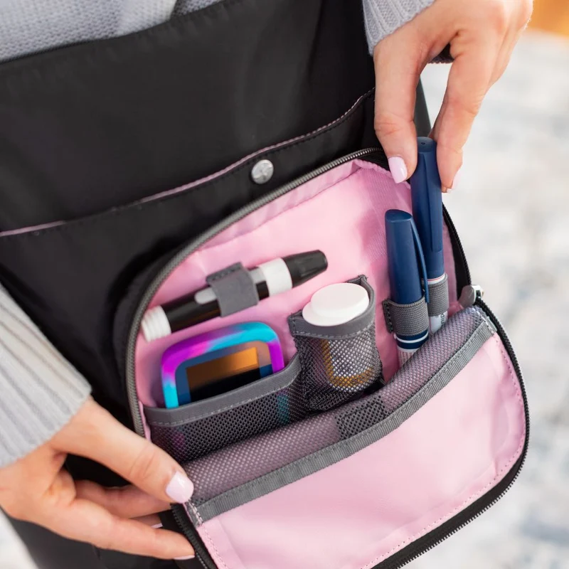 Sac à dos en nylon pour diabète Sugar Medical : Onyx