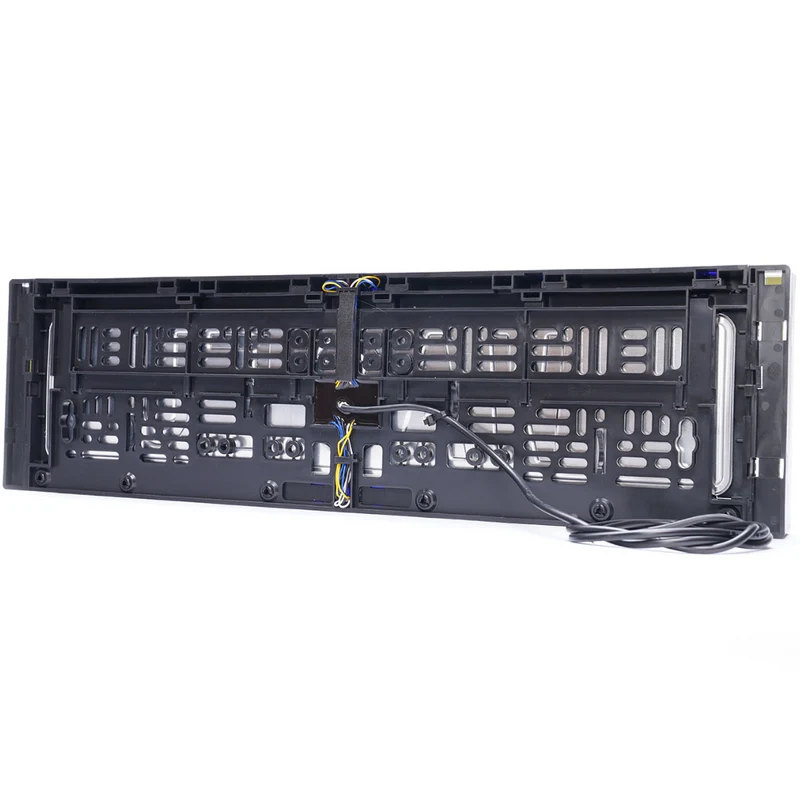 WAS W253 Support de plaque d'immatriculation avant avec stroboscope et réflecteur ambre