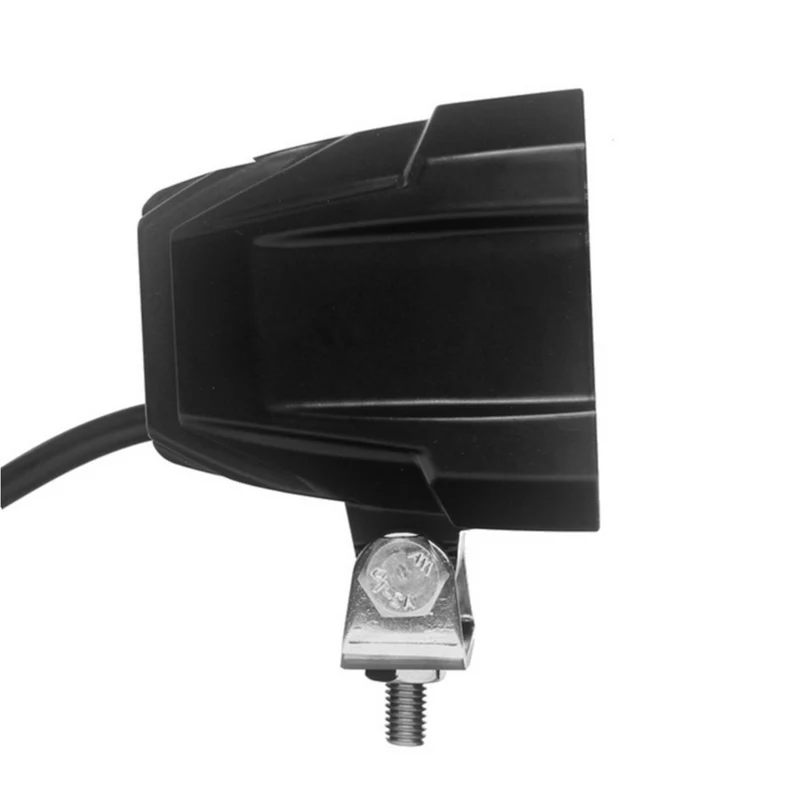 Lampe de travail à LED au look sombre avec bande lumineuse de position rouge/ambre