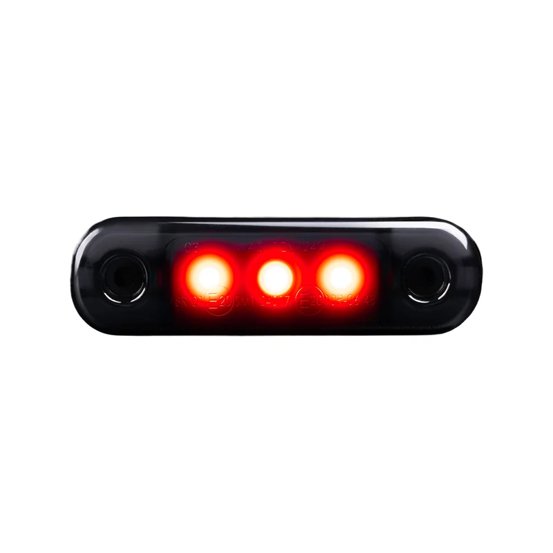 Feu de position fumé noir WAS / Lentille ultra foncée / 3 LED