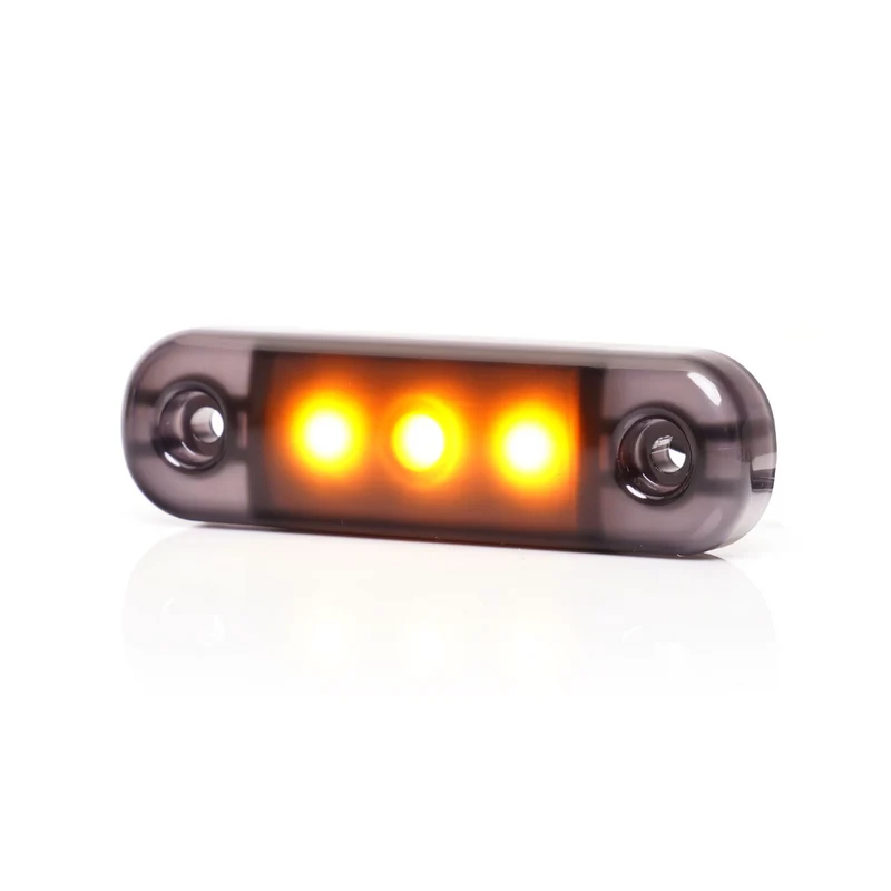 Feu de position fumé noir WAS / Lentille ultra foncée / 3 LED