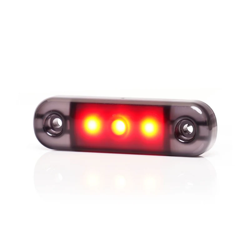 Feu de position fumé noir WAS / Lentille ultra foncée / 3 LED