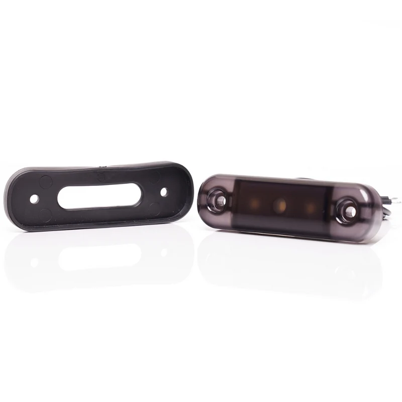 Feu de position fumé noir WAS / Lentille ultra foncée / 3 LED