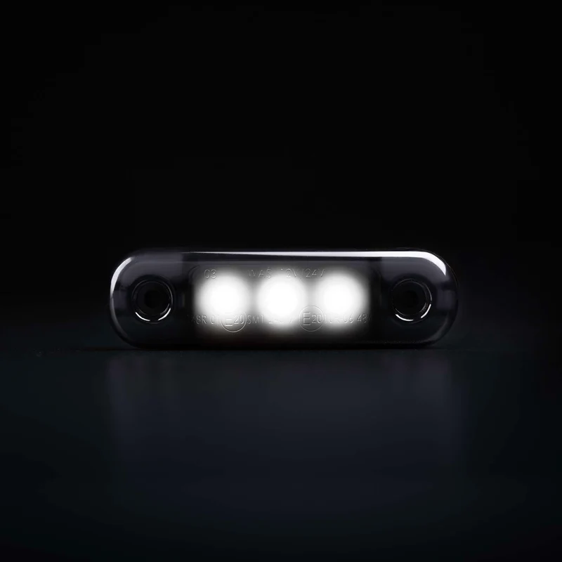 Feu de position fumé noir WAS / Lentille ultra foncée / 3 LED