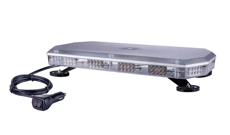 Barre lumineuse d'urgence à LED avec base magnétique / 600 mm