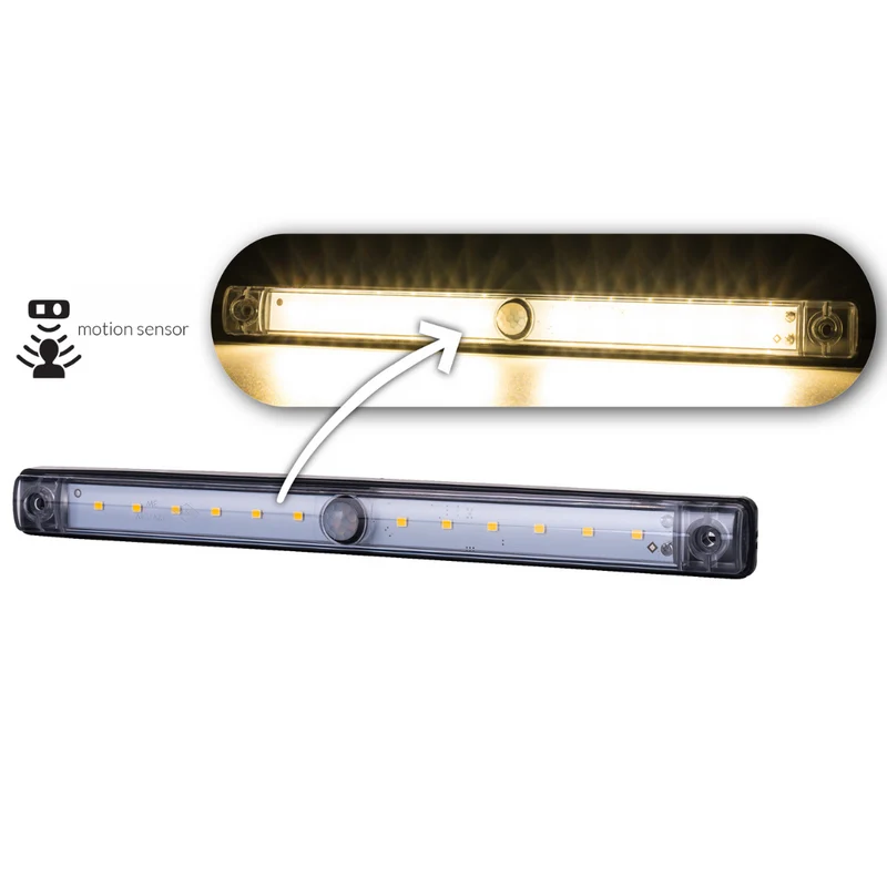 Bande lumineuse LED intérieure 4000K avec détecteur de mouvement