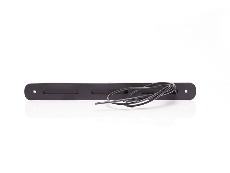 WAS Long 238 mm Feu de position fumé noir / Lentille foncée / 12 LED
