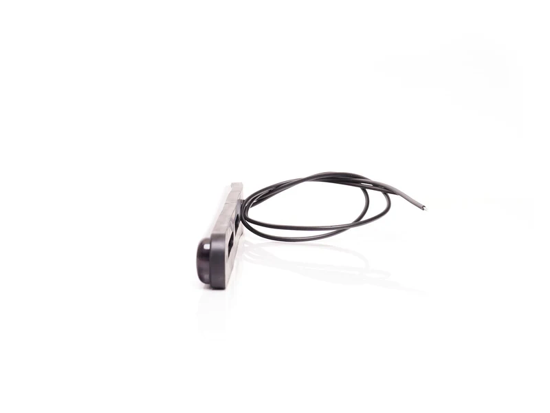 WAS Long 238 mm Feu de position fumé noir / Lentille foncée / 12 LED