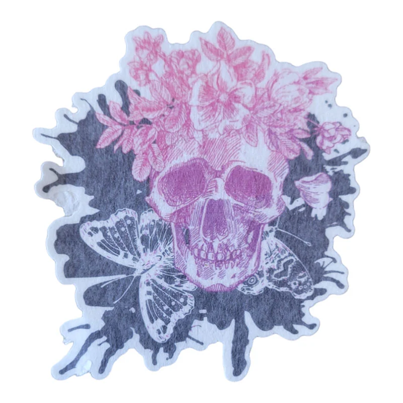 Patch Silly Dexcom G7 : Crâne de fleurs